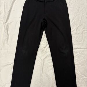 Quince Men’s Black Ponte Straight Leg Pants 34-32 Inseam